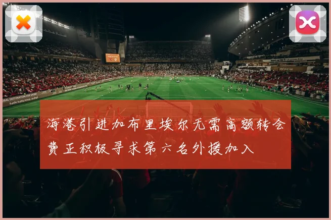 海港引进加布里埃尔无需高额转会费正积极寻求第六名外援加入